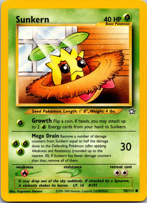2000 Neo Genesis #078/111 Sunkern Common C140