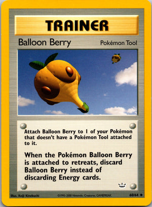 2001 Neo Revelation 60/64 Balloon Berry Uncommon C325
