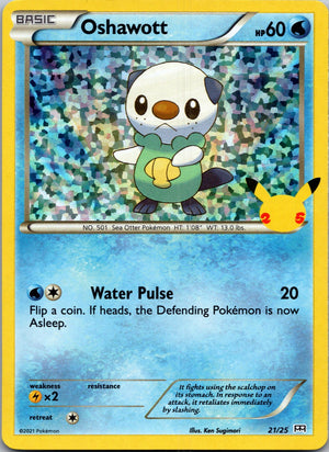 2011 McDonald's Promo 2011 004/012 Oshawott - 4/12 LP