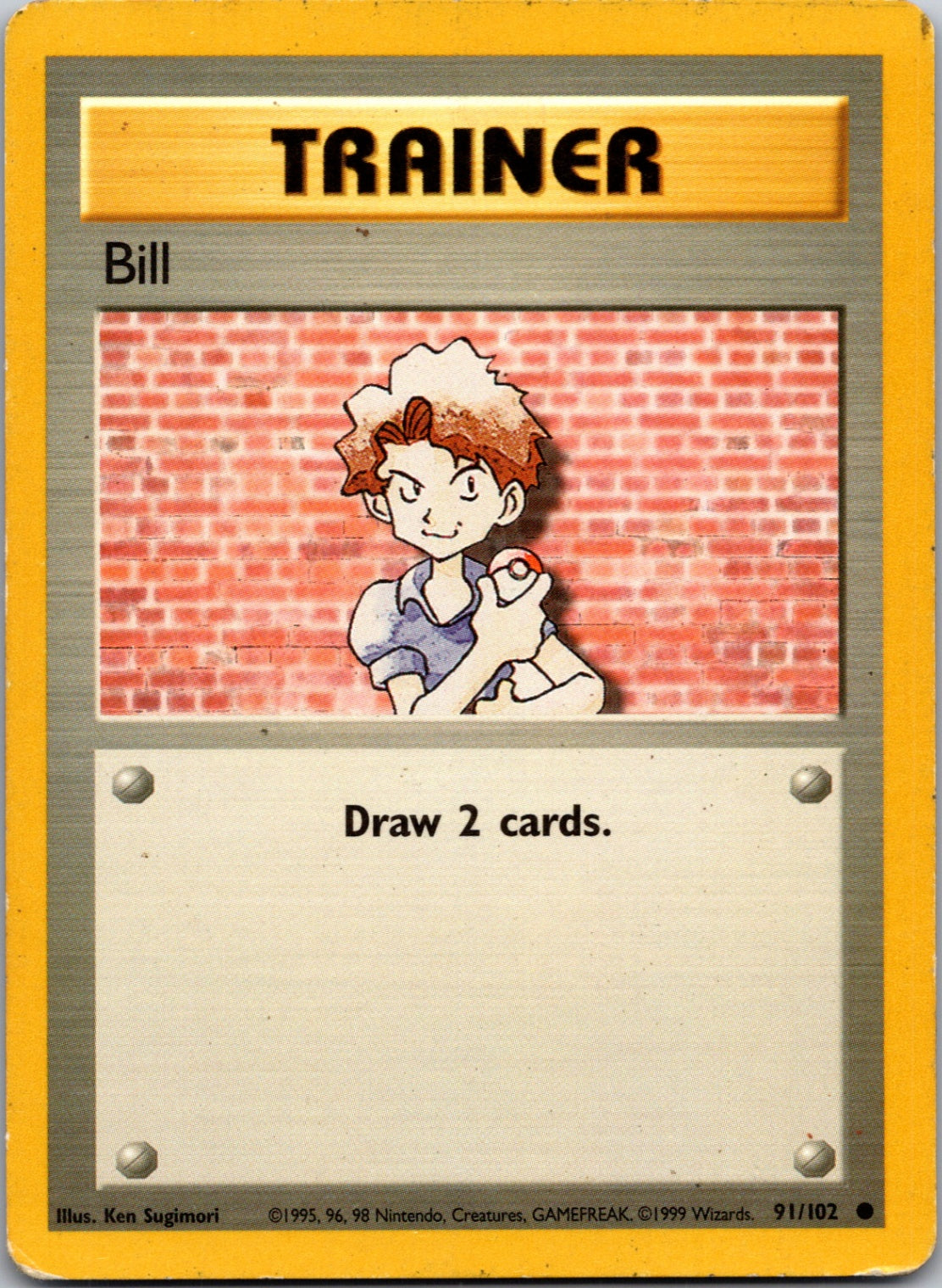 1999 Base Set #091/102 Bill Common C167
