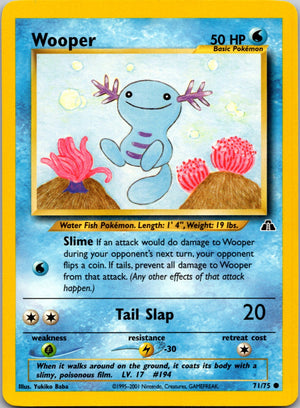 2001 Neo Discovery #71/75 Wooper Common C81