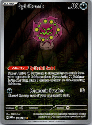 2025 ME01: Mega Evolution 148/132 Spiritomb LP