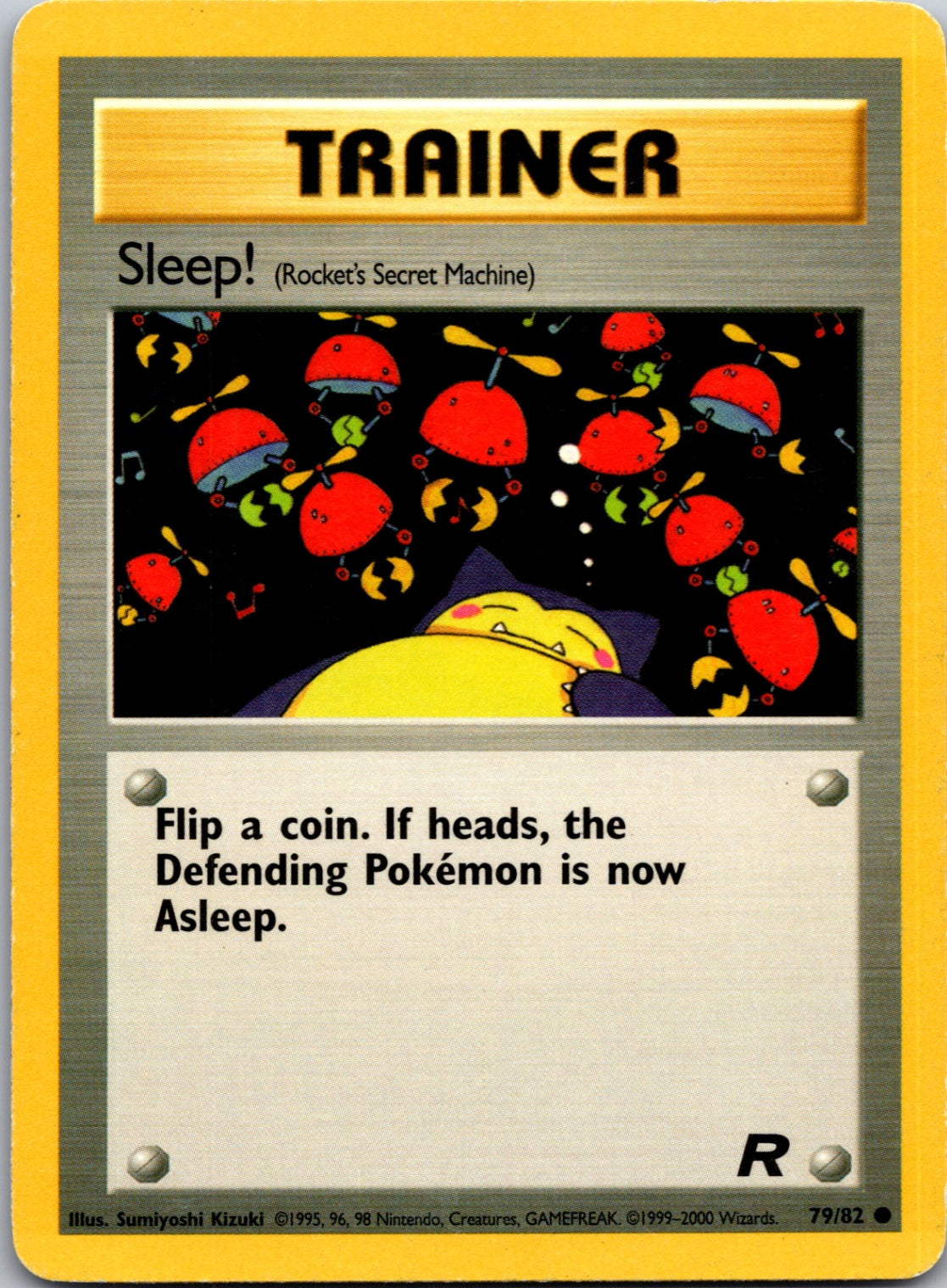 2000 Team Rocket 79/82 Sleep! Uncommon M299