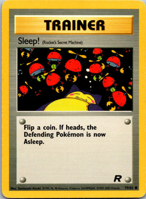 2000 Team Rocket 79/82 Sleep! Uncommon M299