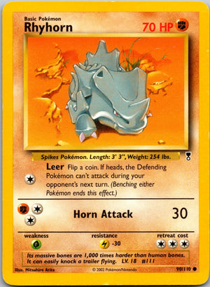 2002 Legendary Collection 090/110 Rhyhorn LP
