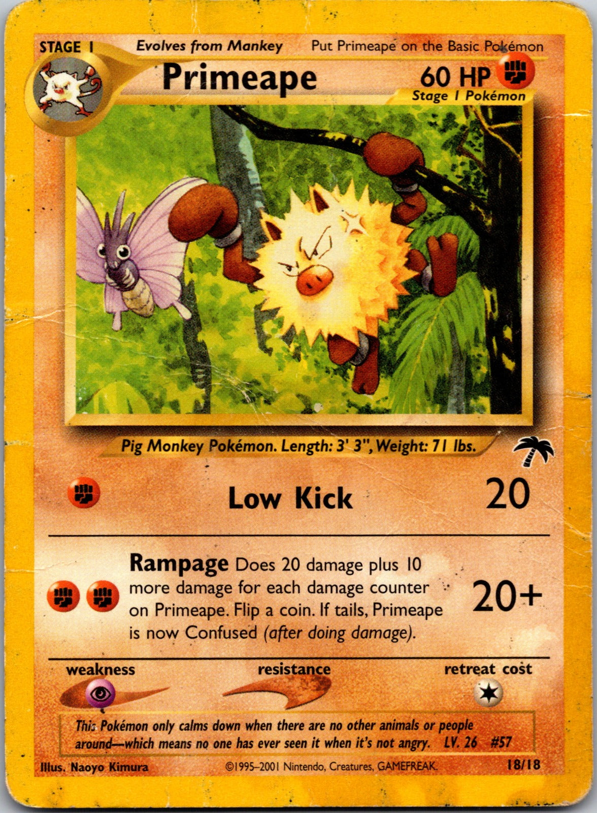 2001 Southern Islands 18/18 Primeape LP