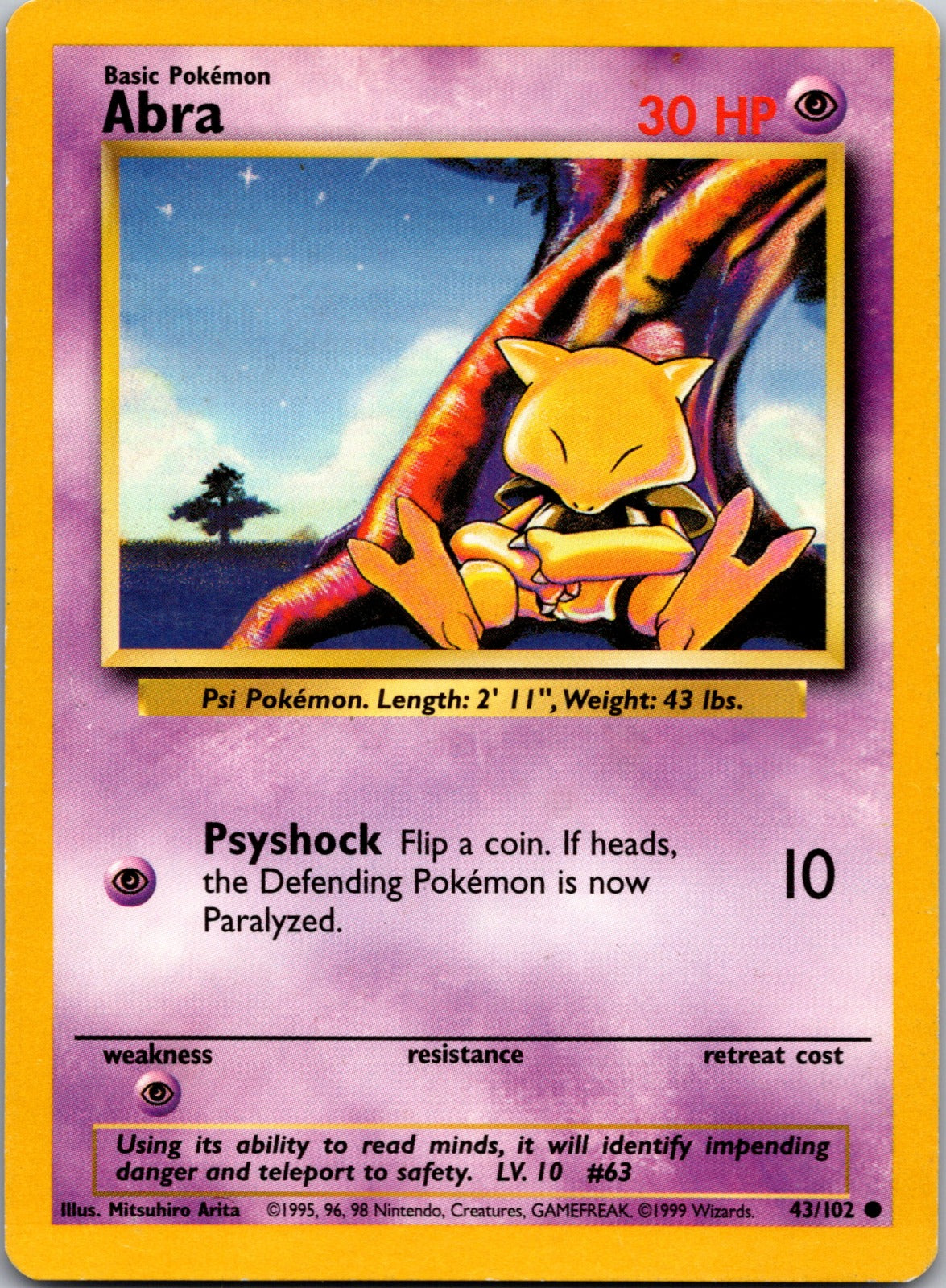 1999 Base Set Abra MP E346