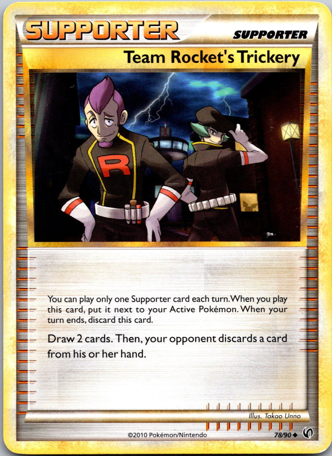 2010 Undaunted 78/90 Team Rocket's Trickery LP