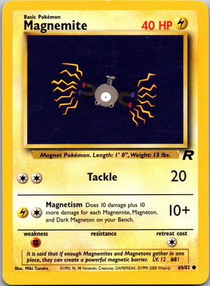 2000 Team Rocket 60/82 Magnemite LP