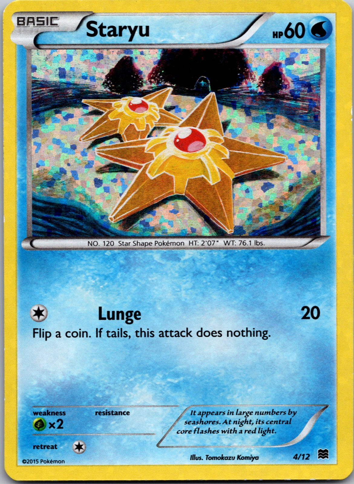 2015 XY - Primal Clash 32/160 Staryu NM