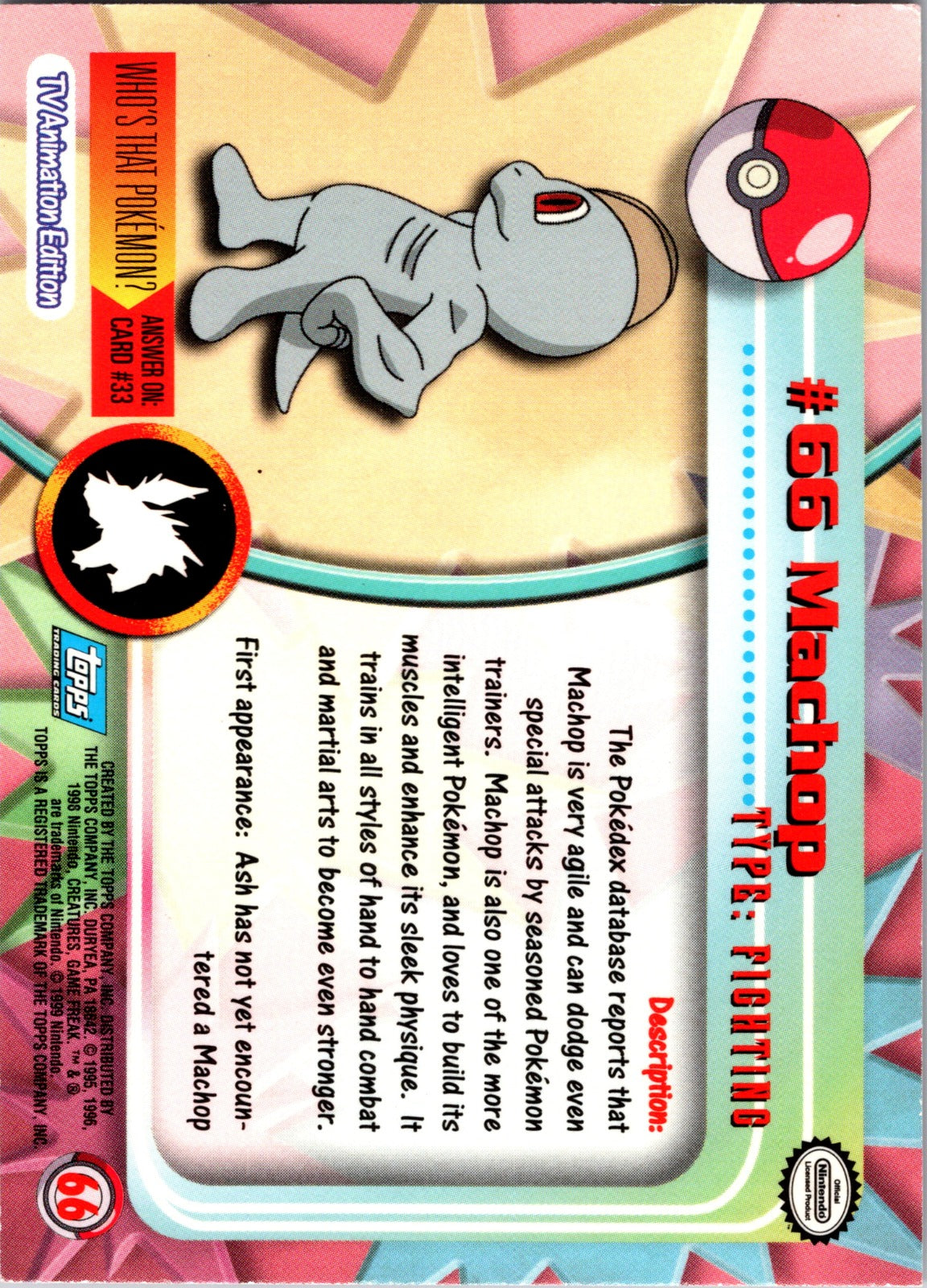 1999 Topps Machop [Holofoil] LP  X30