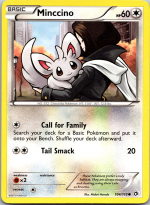 2013 Legendary Treasures 104/113 Minccino LP