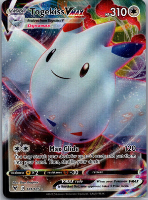 2020 Vivid Voltage 141/185 Togekiss VMAX Ultra Rare F39