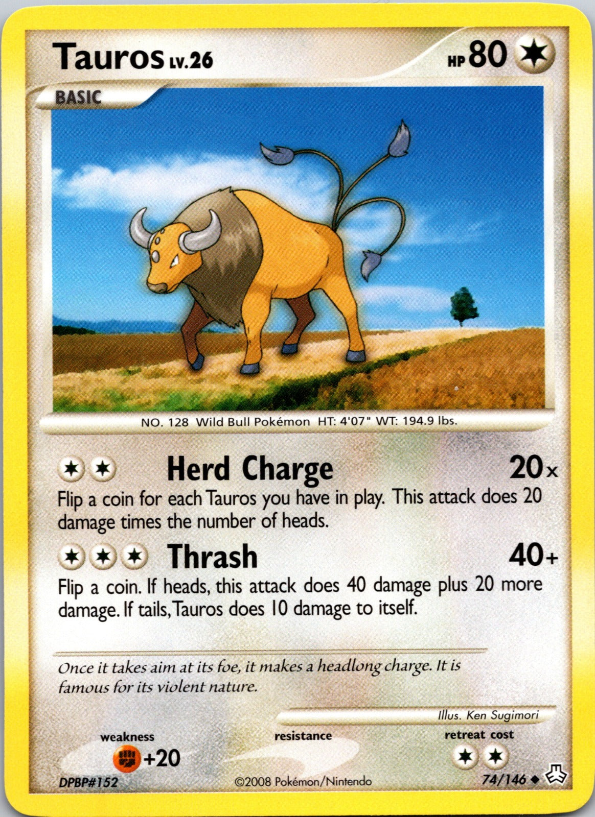 2008 Legends Awakened 74/146 Tauros LP