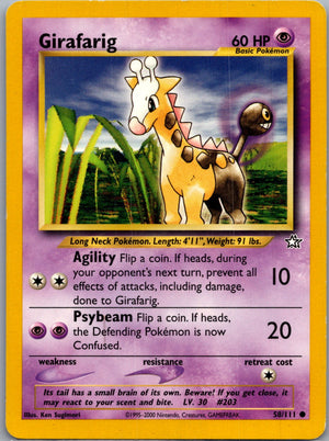 2000 Neo Genesis 058/111 Girafarig LP