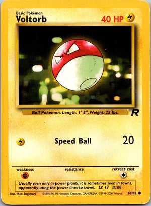 2000 Team Rocket 69/82 Voltorb LP