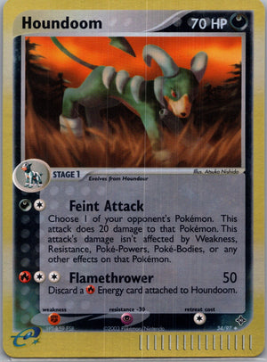 2003 Dragon 34/97 Houndoom Reverse Holo G269