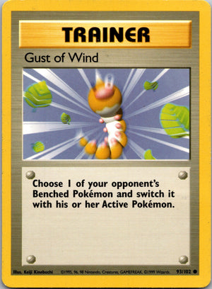 1999 Base Set 093/102 Gust of Wind Common C298