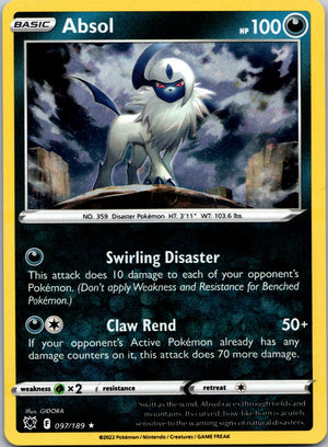 2016 Deck Exclusives 097/189 Absol LP