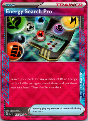 2024 SV08: Surging Sparks 176/191 Energy Search Pro NM
