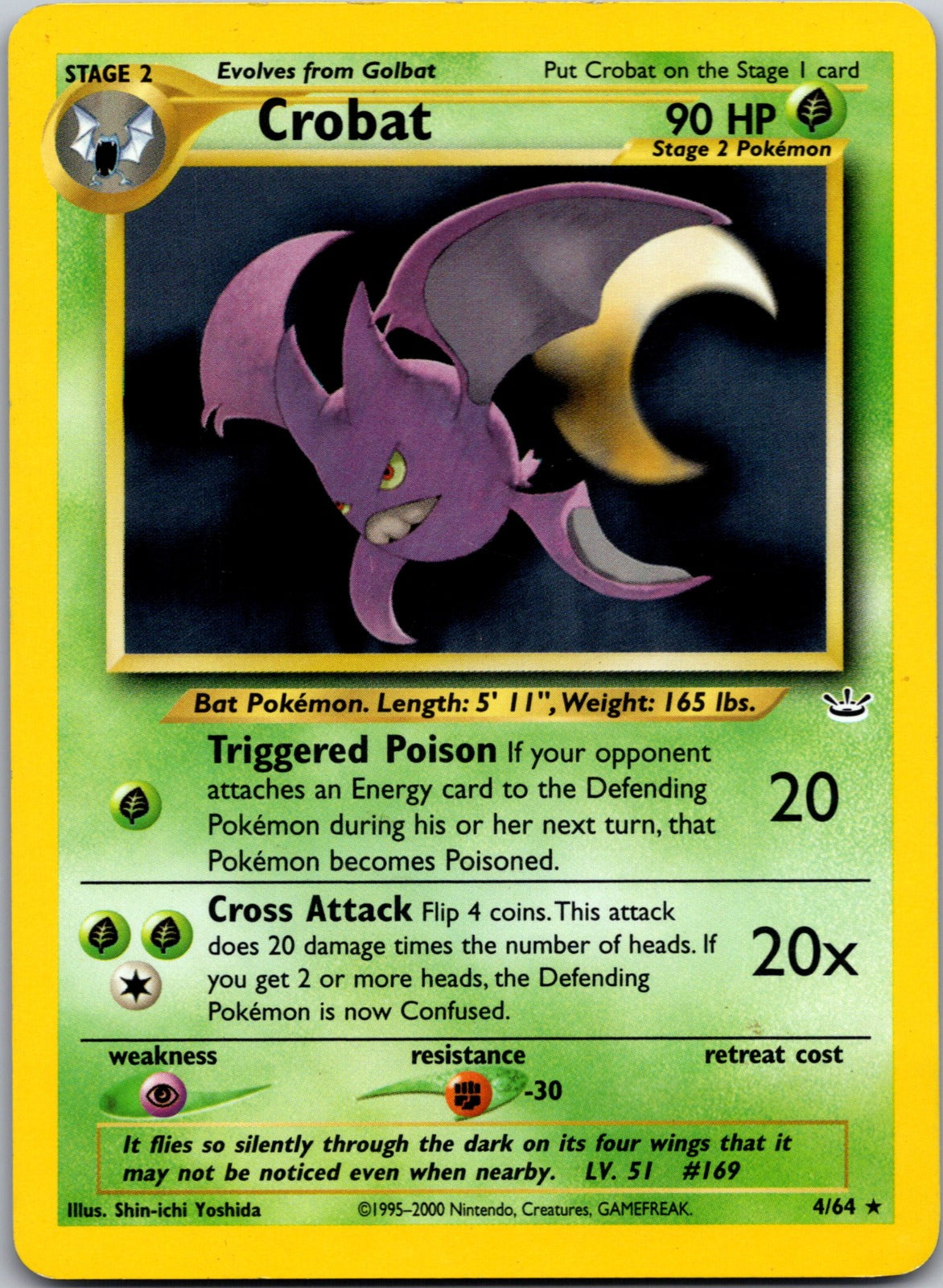 2001 Neo Revelation 04/64 Crobat LP