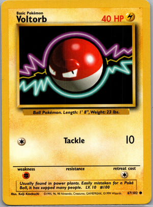 1999 Base Set  067/102 Voltorb Common M77
