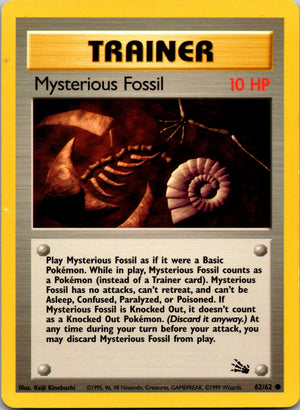 1999 Fossil 62/62 Mysterious Fossil Common C329