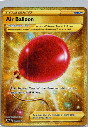 2020 SWSH01: Sword & Shield Base Set 213/202 Air Balloon (Secret) Secret Rare F167
