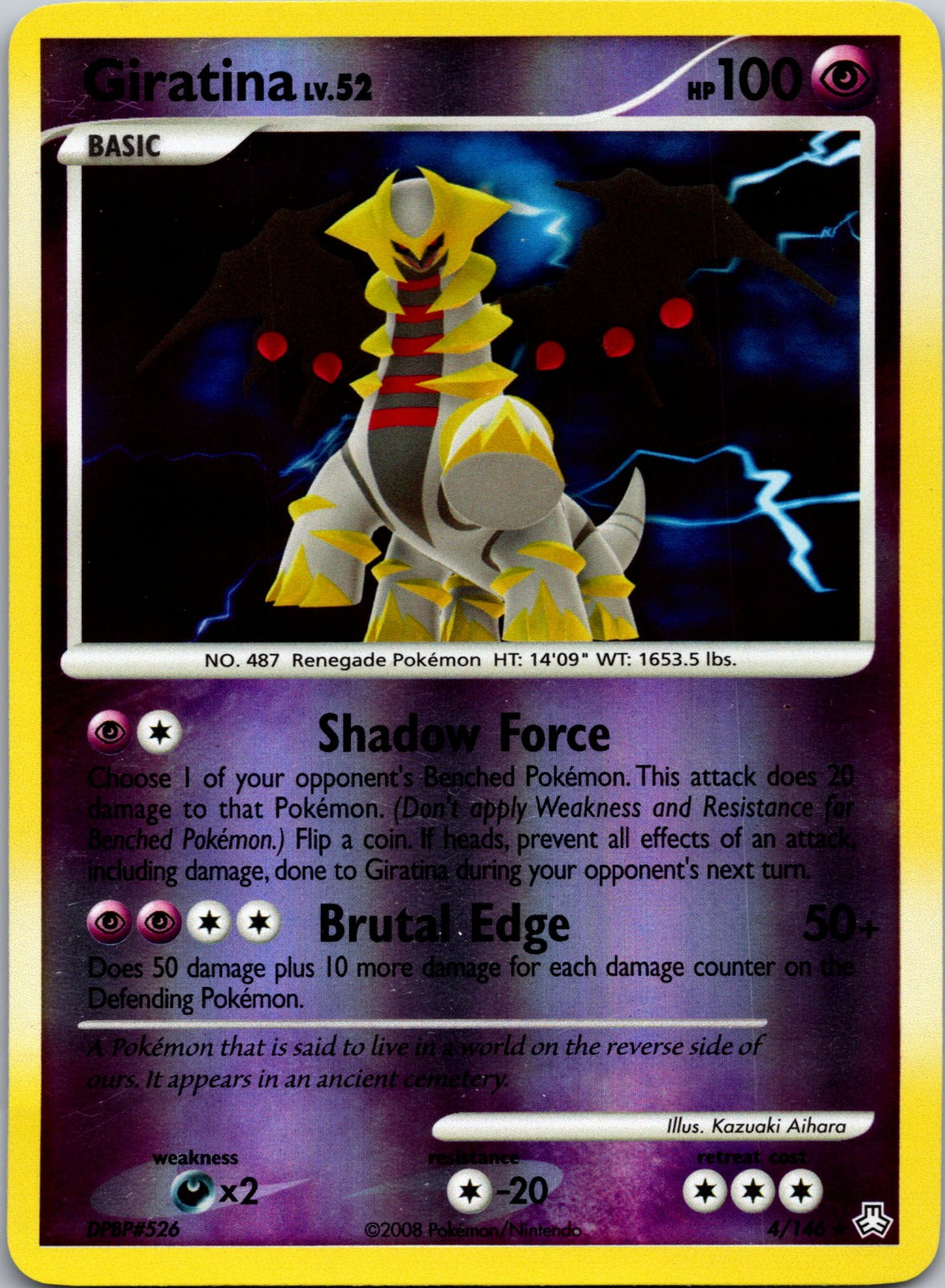 2008 Legends Awakened 4/146 Giratina LP