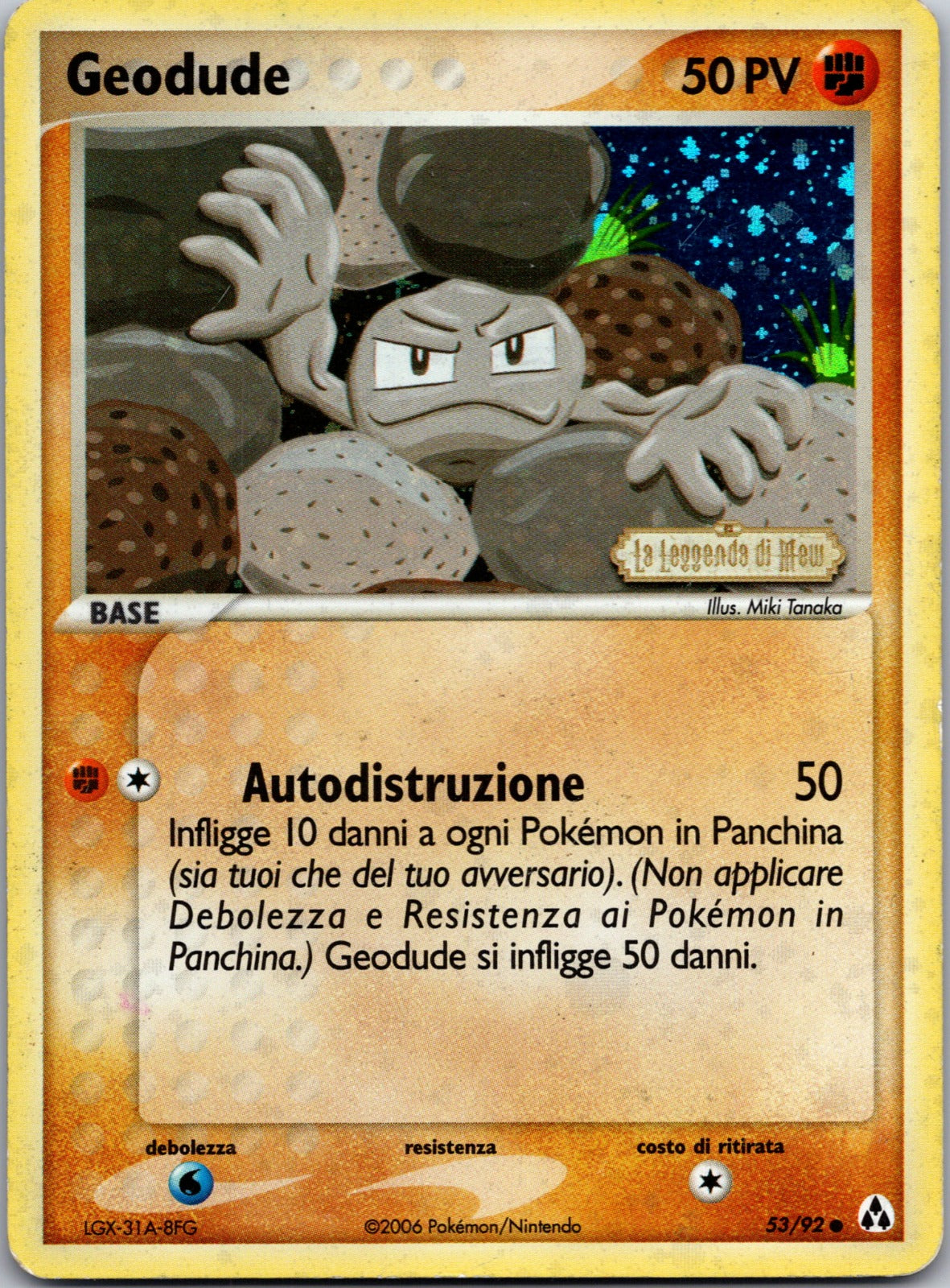 2006 Geodude Legend Maker 53/92 NM