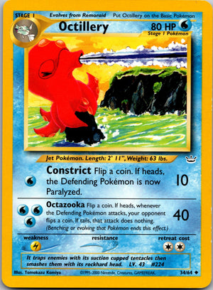 2001 Neo Revelation 34/64 Octillery LP