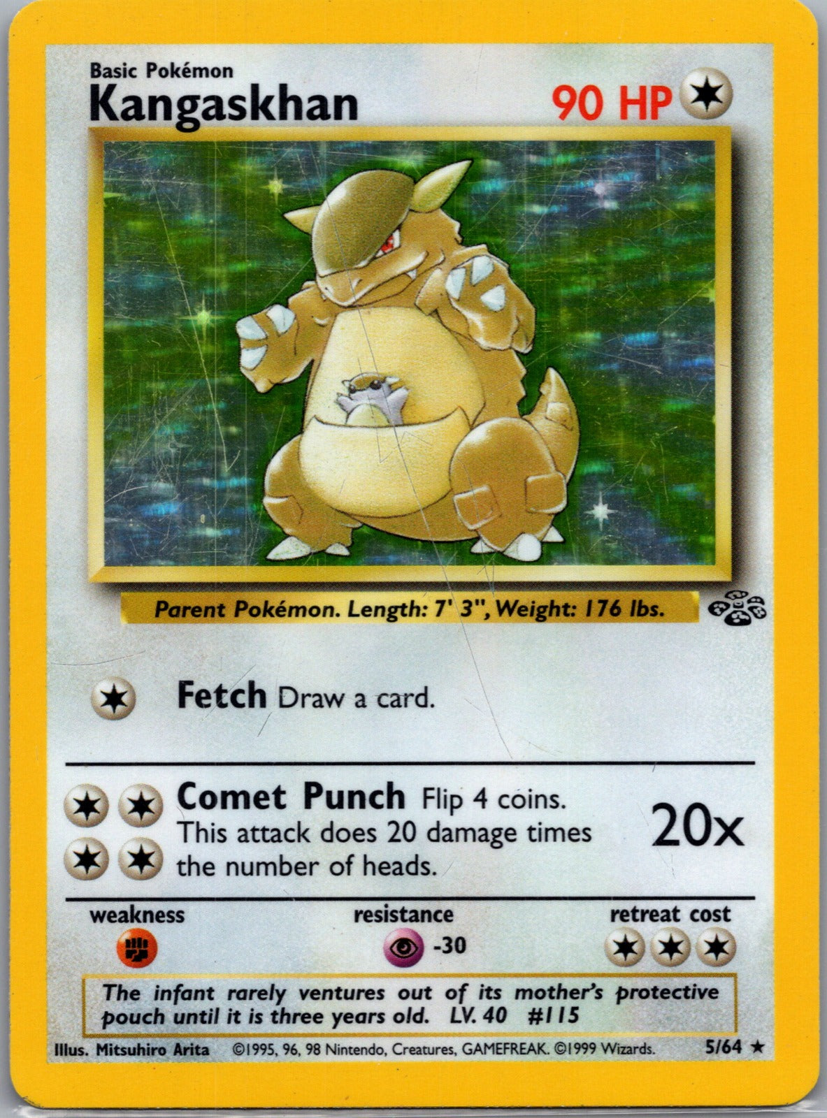 1999 Jungle 05/64 Kangaskhan (5) LP
