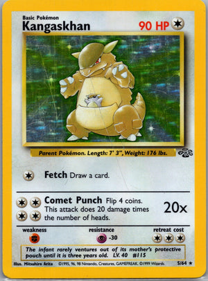 1999 Jungle 05/64 Kangaskhan (5) LP