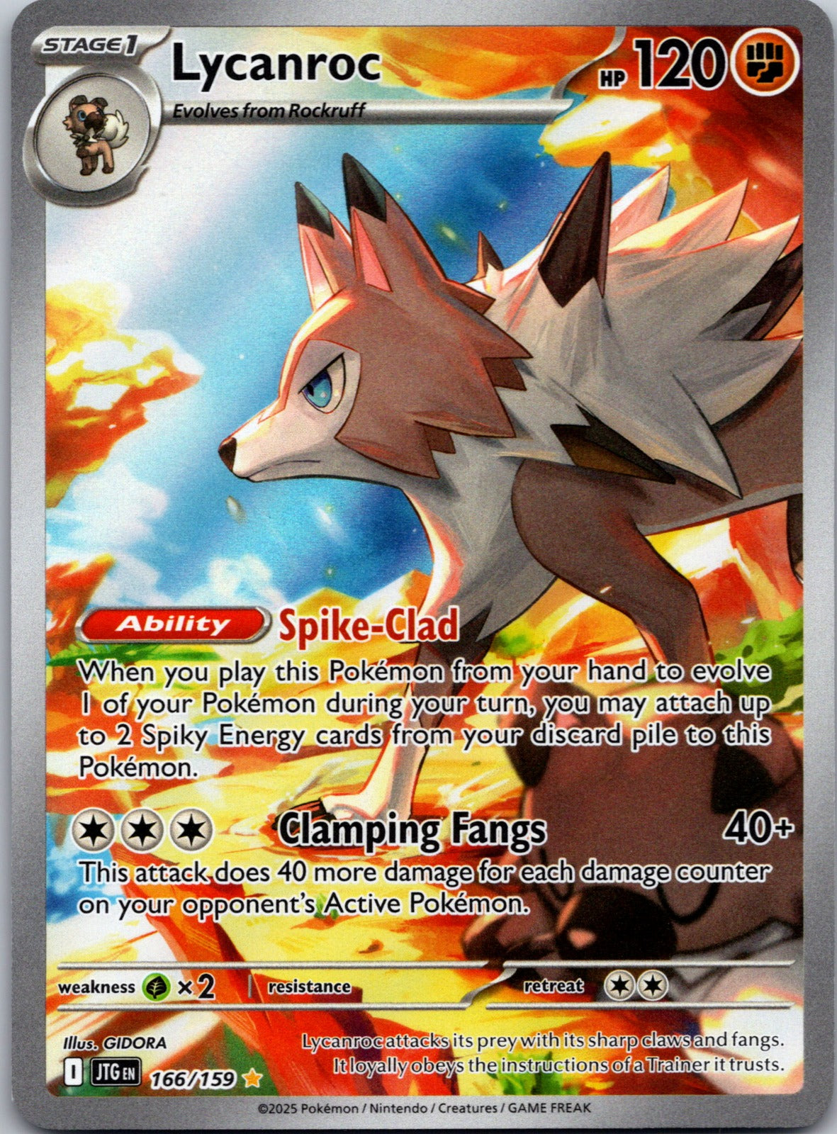 2025 SV09: Journey Together 166/159 Lycanroc LP
