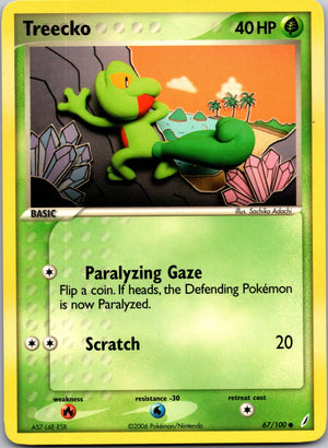 2006 Crystal Guardians 67/100 Treecko LP