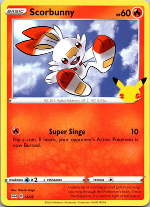 2019 SWSH: Sword and Shield Promo Cards SWSH002 Scorbunny LP