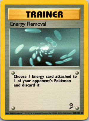 2000 Base Set 2 119/130 Energy Removal Common C322