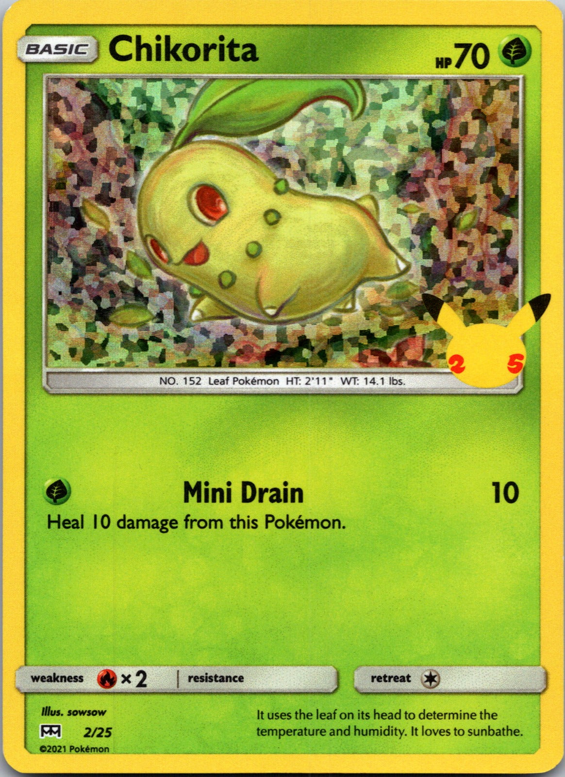 2018 SM - Lost Thunder 6/214 Chikorita (6) LP