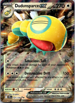 2025 SV09: Journey Together 121/159 Dudunsparce ex NM