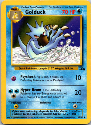 1999 Fossil 35/62 Golduck LP