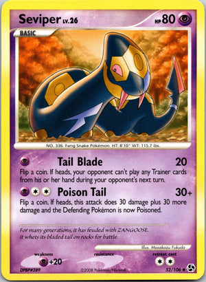 2008 Great Encounters 52/106 Seviper LP