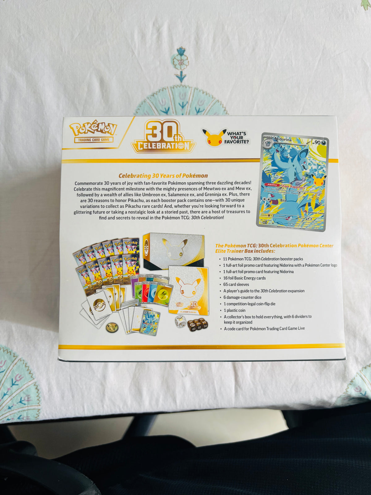 30th Celebration Pokemon Centre ETB