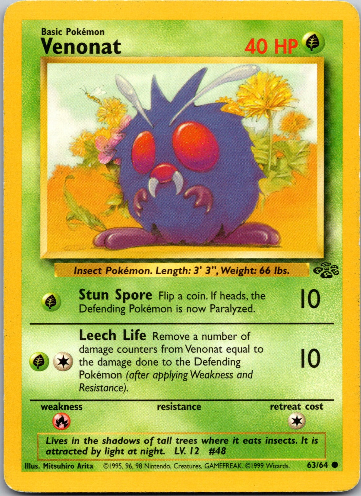 1999 Jungle 63/64 Venonat LP Z331