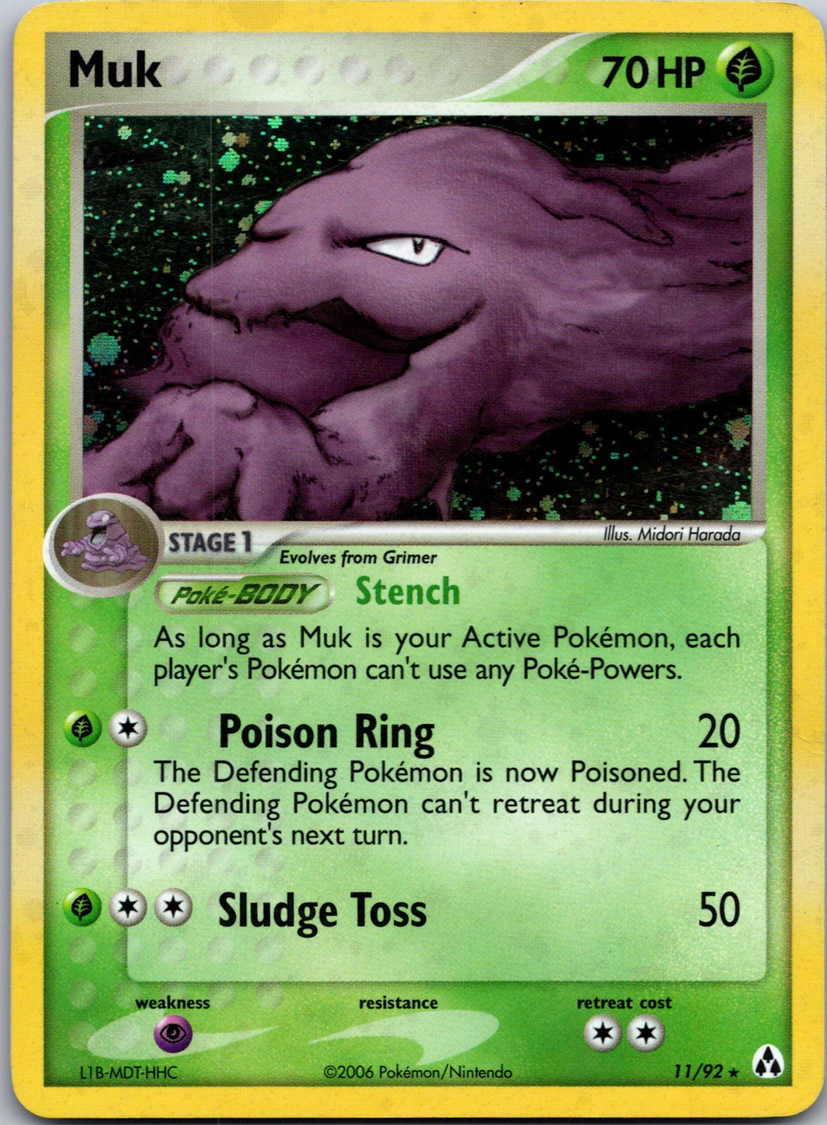 2006 Legend Maker 11/92 Muk NM