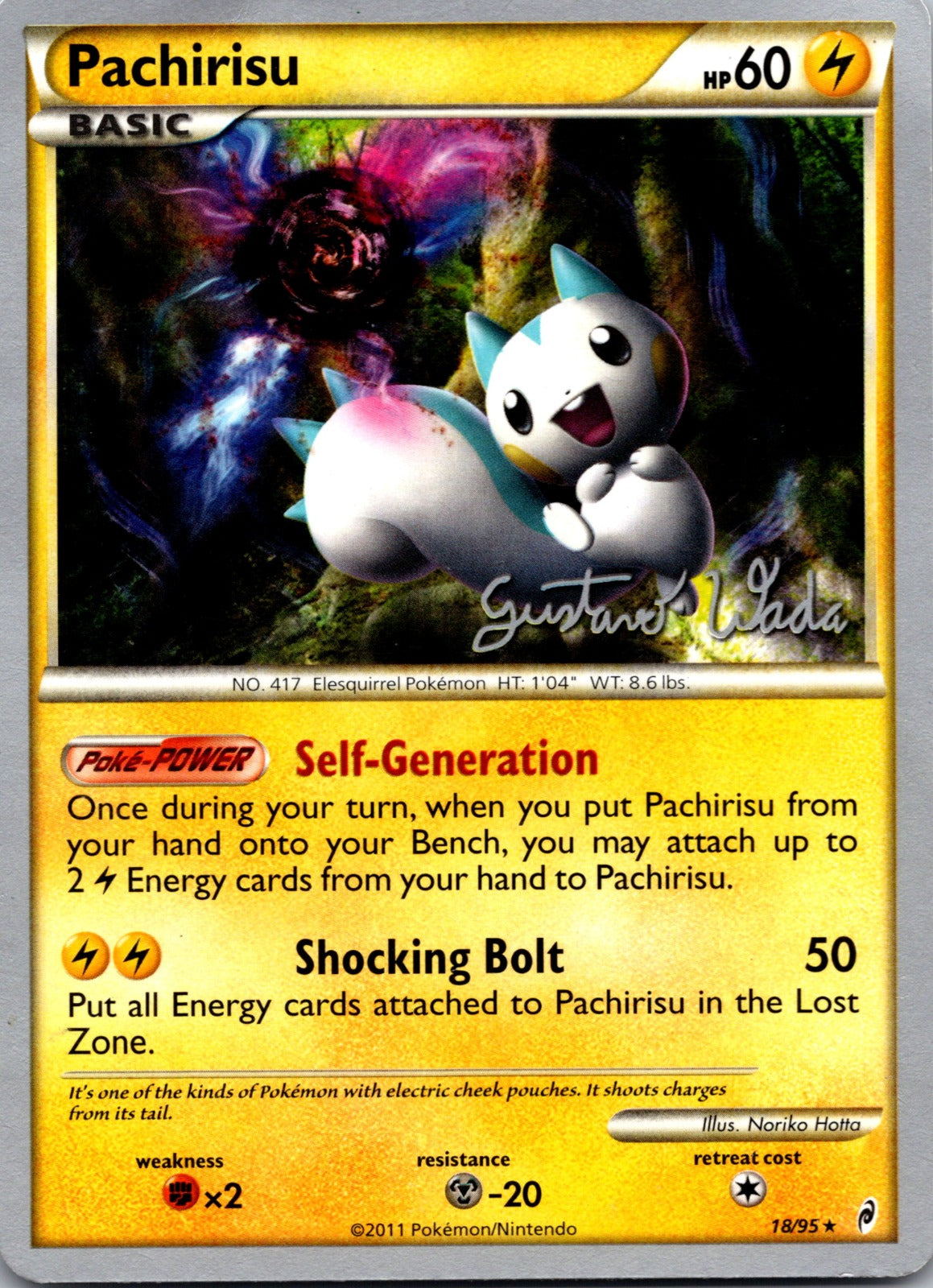 2011 World Championship Deck 18/95 Pachirisu LP Z328