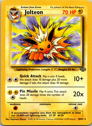 1999 Jungle 04/64 Jolteon (4) LP
