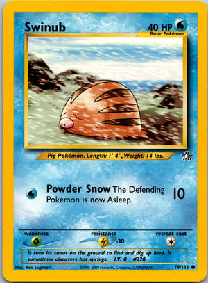 2000 Neo Genesis 079/111 Swinub Common A218