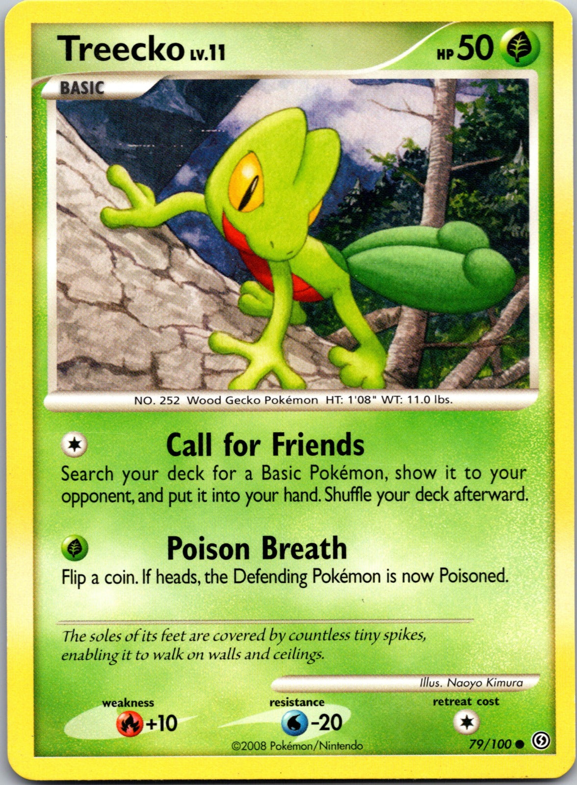 2008 Stormfront 79/100 Treecko LP