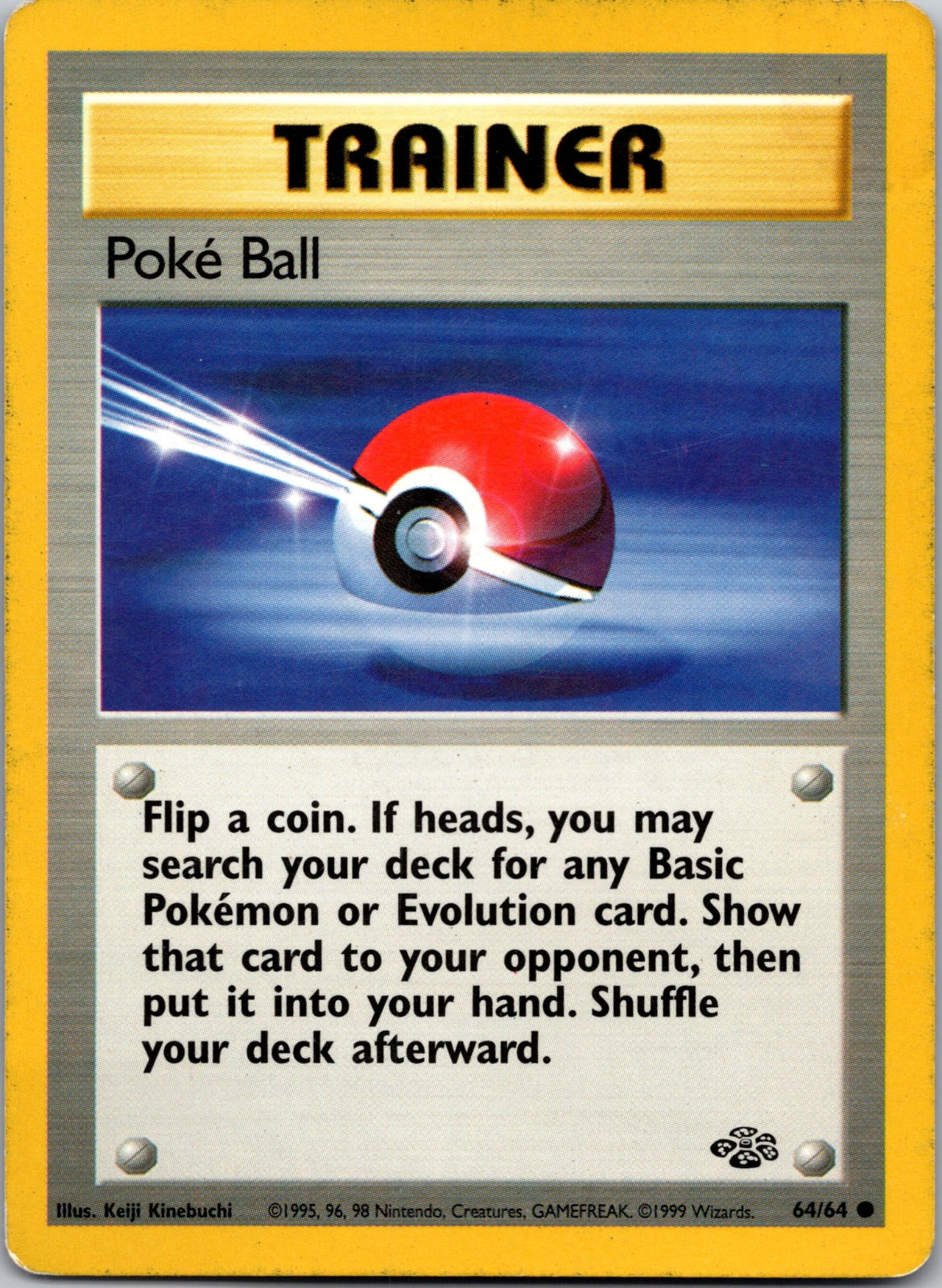 1999 Jungle 64/64 Poke Ball LP E80
