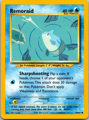 2001 Neo Revelation 50/64 Remoraid Common L35